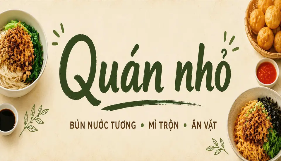 Ảnh bìa Quán Nhỏ - Bún Nước Tương, Ăn Vặt & Bún Đậu - Nguyễn Xí