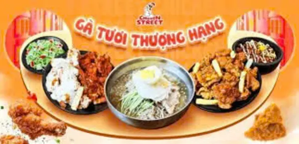 Ảnh bìa CHICKEN STREET - GÀ RÁN, KIM BAP & TOKBOKKI - Lê Văn Hiến