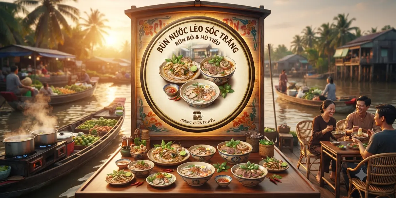 Ảnh bìa Bún Nước Lèo Sóc Trăng - Bún Bò & Hủ Tiếu - Võ Oanh