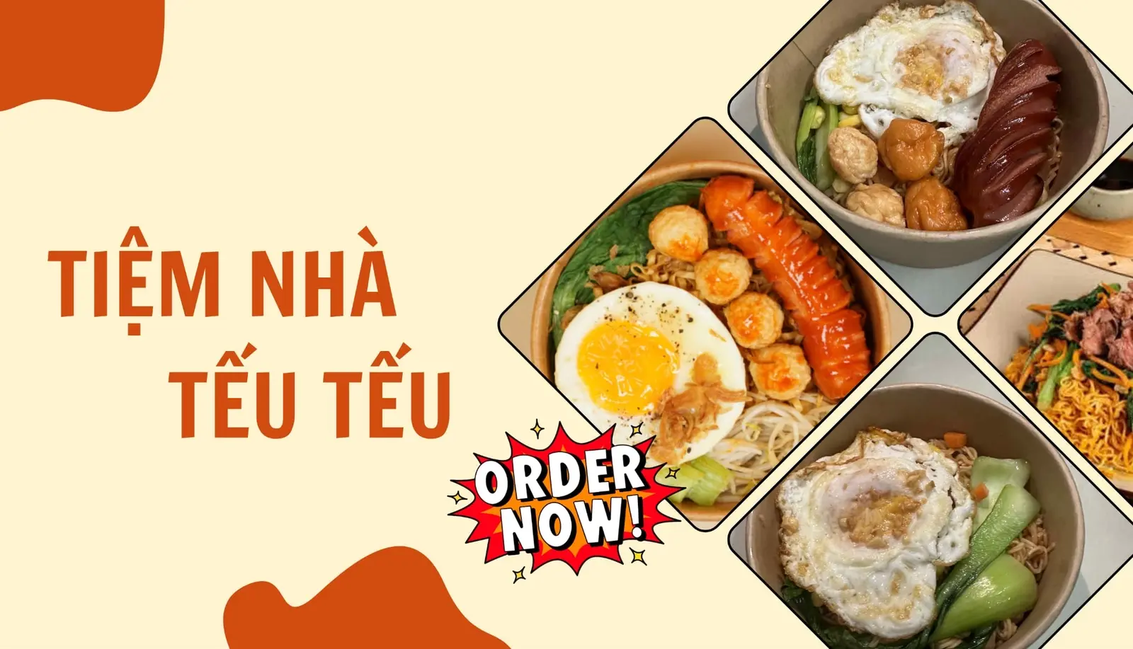 Ảnh bìa Tiệm Nhà Tếu Tếu - Mì Xào & Nui Xào - Nguyễn Thị Thập