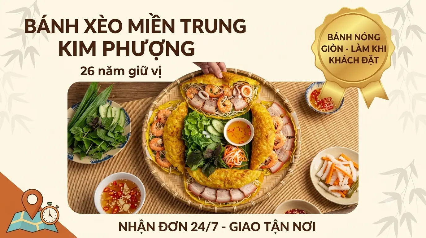 Ảnh bìa Bánh Xèo Miền Trung Kim Phượng - Đỗ Nhuận