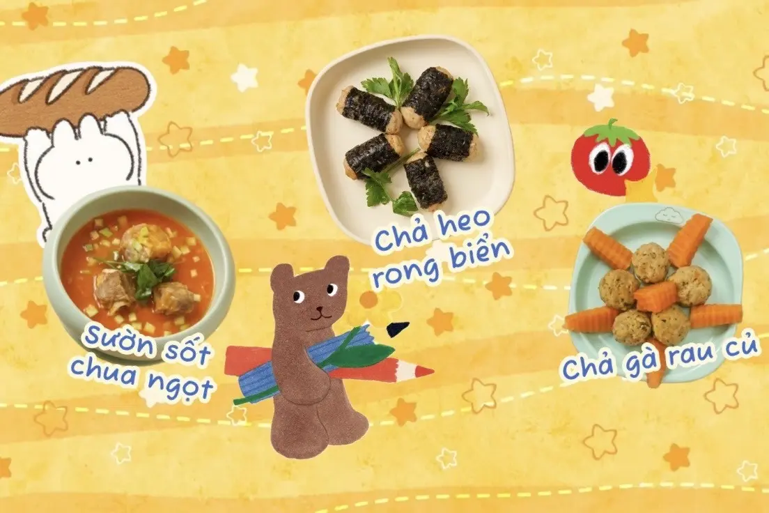 Ảnh bìa Ăn Dặm Sạch Nhà Gấu - Cháo, Nui & Món Ăn Kèm - Khâm Thiên