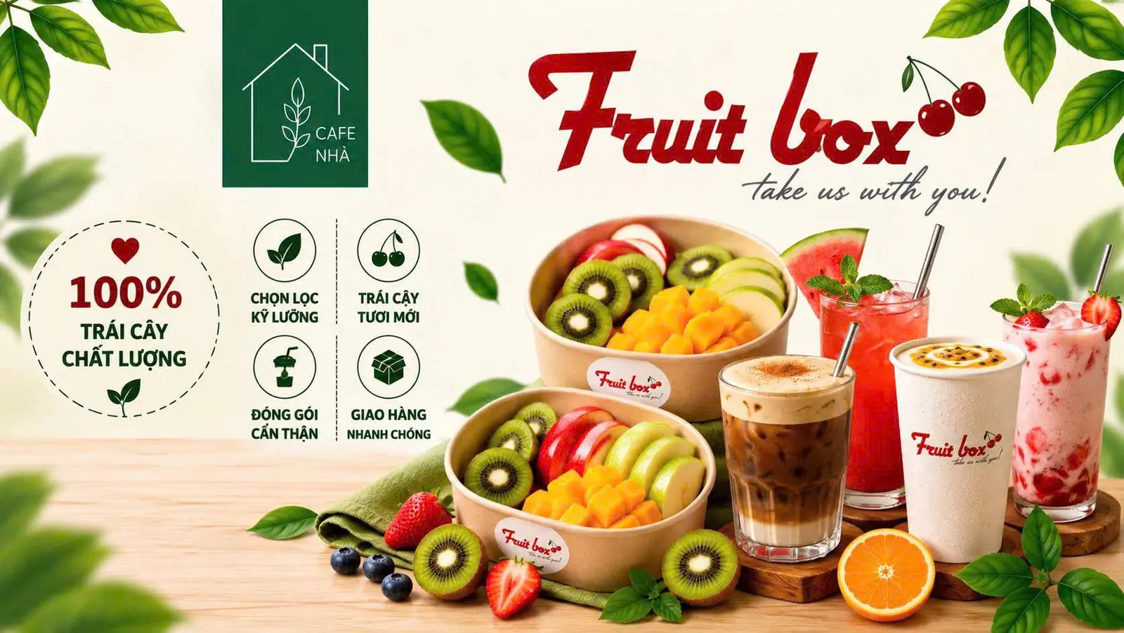 Ảnh bìa Cafe Nhà - Trái Cây Cắt Sẵn & Nước Ép - Đường 9A