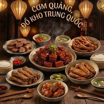 Ảnh bìa Cơm Quảng, Đồ Kho Trung Quốc & Đồ Ăn Vặt Bí Truyền Trung Quốc (广式卤味饭和卤味小吃) - Lương Thế Vinh