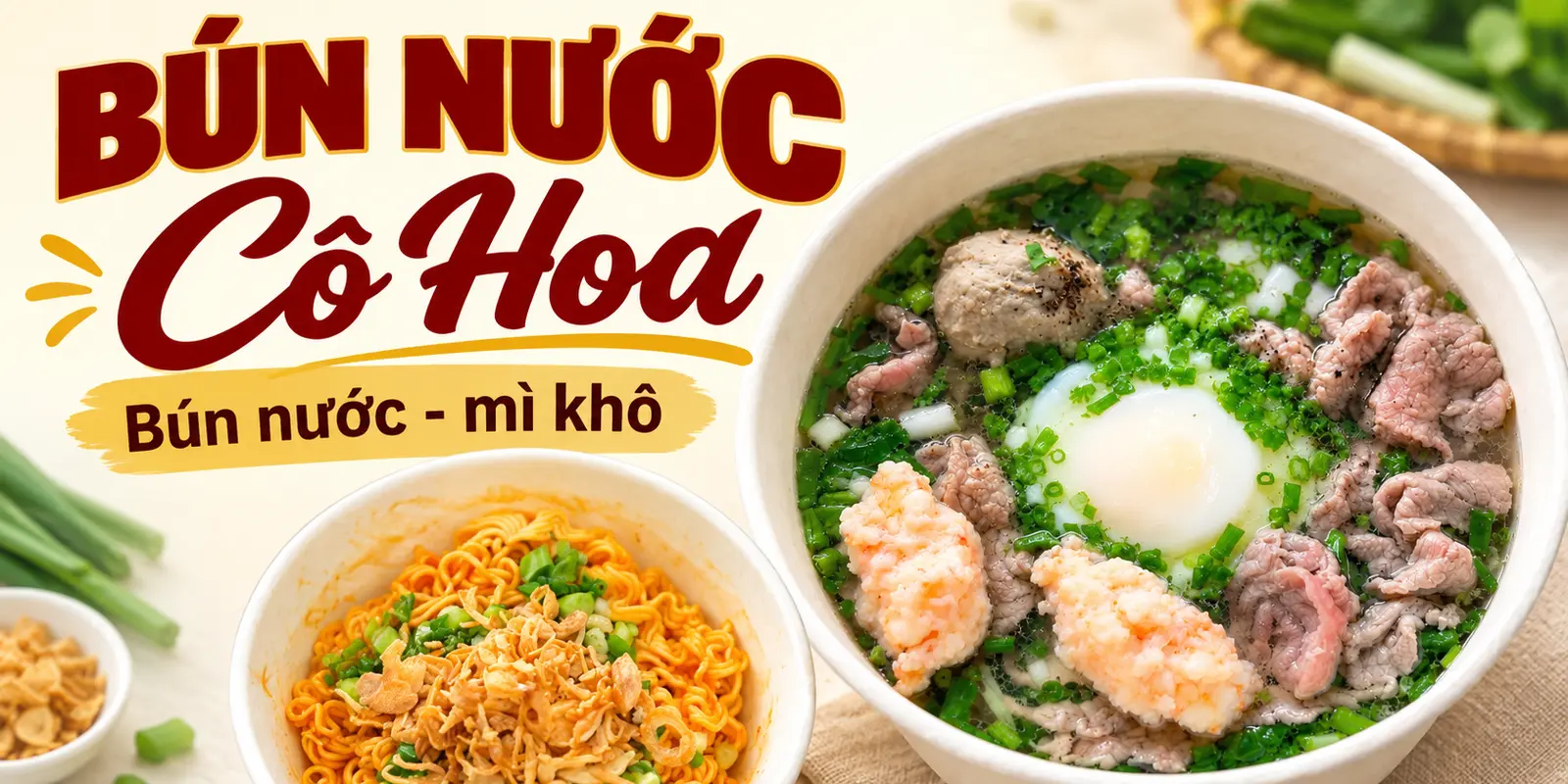 Ảnh bìa Bún Nước & Mì Trộn - Cô Hoa - Lê Quang Định