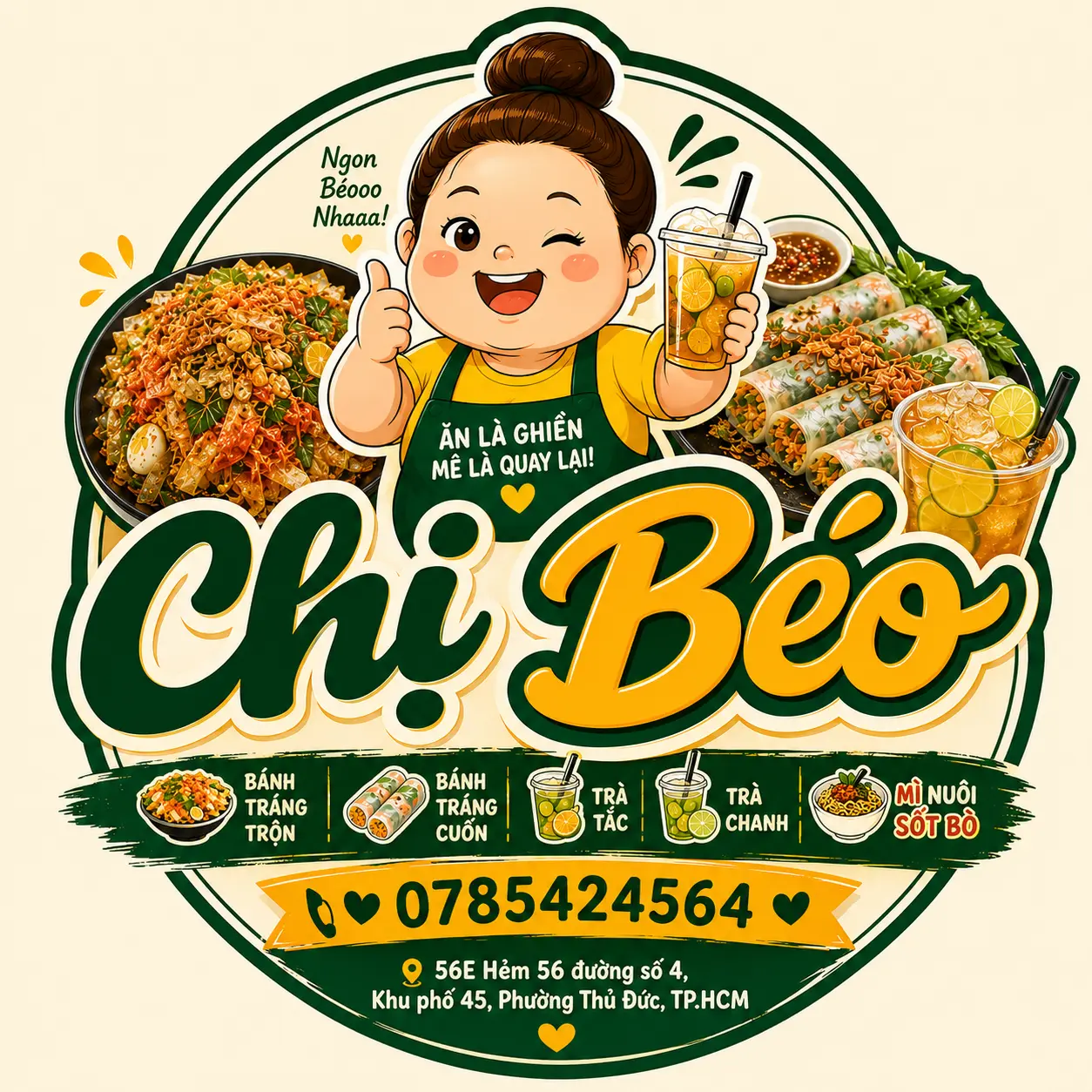 Ảnh bìa Chị Béo - Bánh Tráng Trộn - Đường số 4