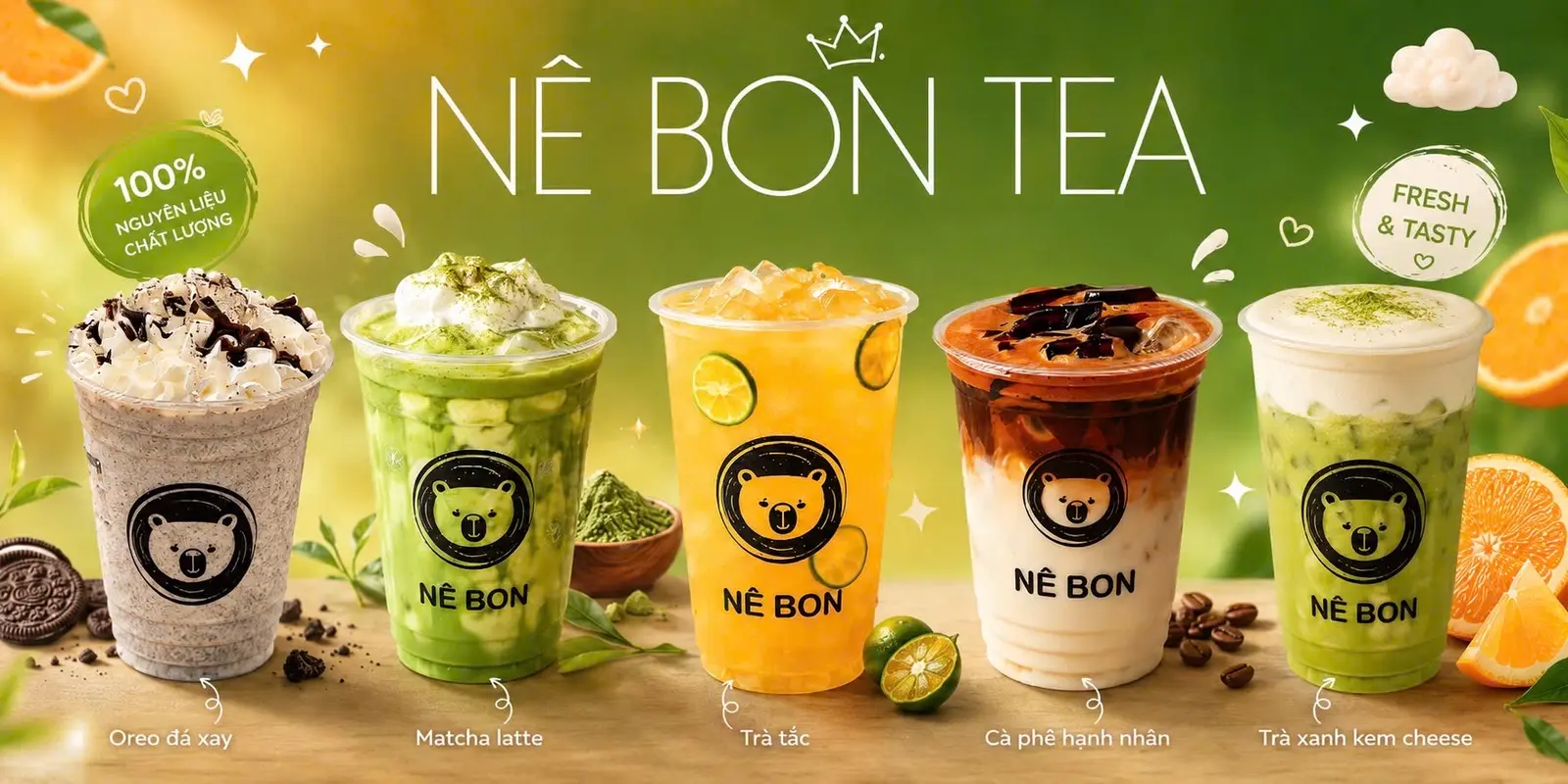 Ảnh bìa Nê Bon - Trà Sữa Đậm Vị & Cà Phê Máy & Chè Ngon - Phú Lương
