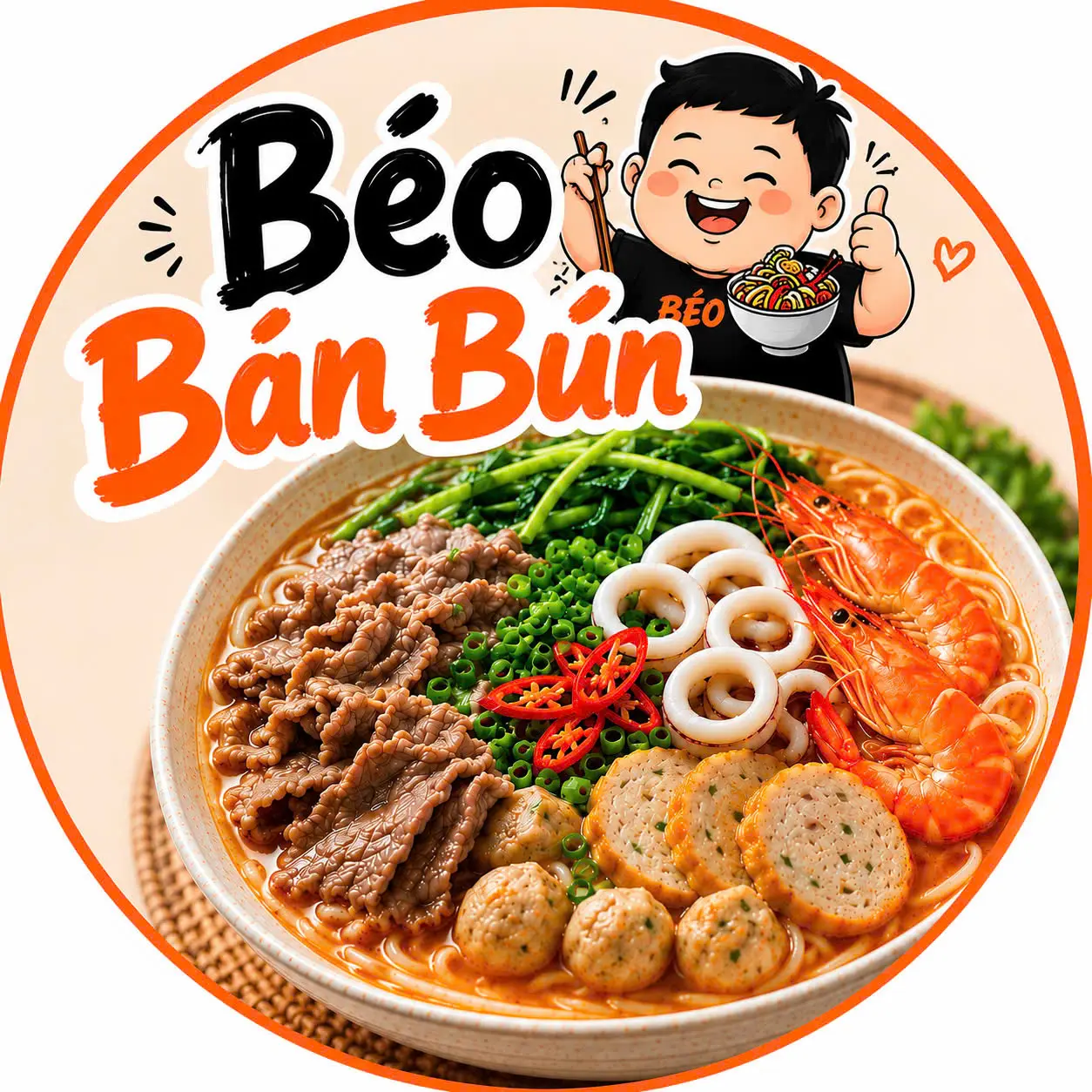 Ảnh bìa Béo Bán Bún - Âu Cơ