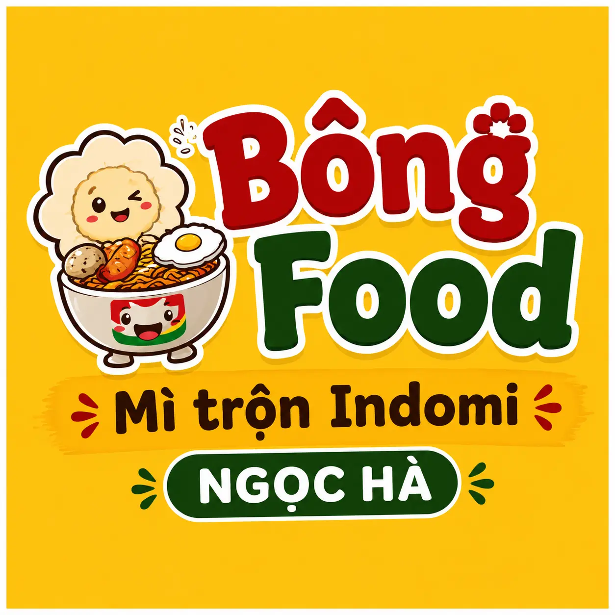 Ảnh bìa Bông Food - Mì Trộn & Hoa Quả Gọt Sẵn - Hoàng Hoa Thám