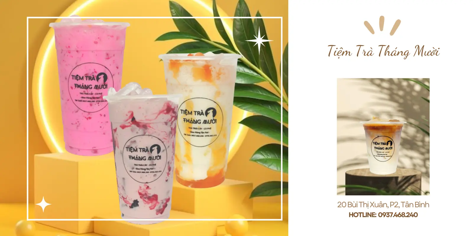 Ảnh bìa Tiệm Trà Tháng Mười - Trà Trái Cây & Cà Phê Muối - Nguyễn Hữu Tiến