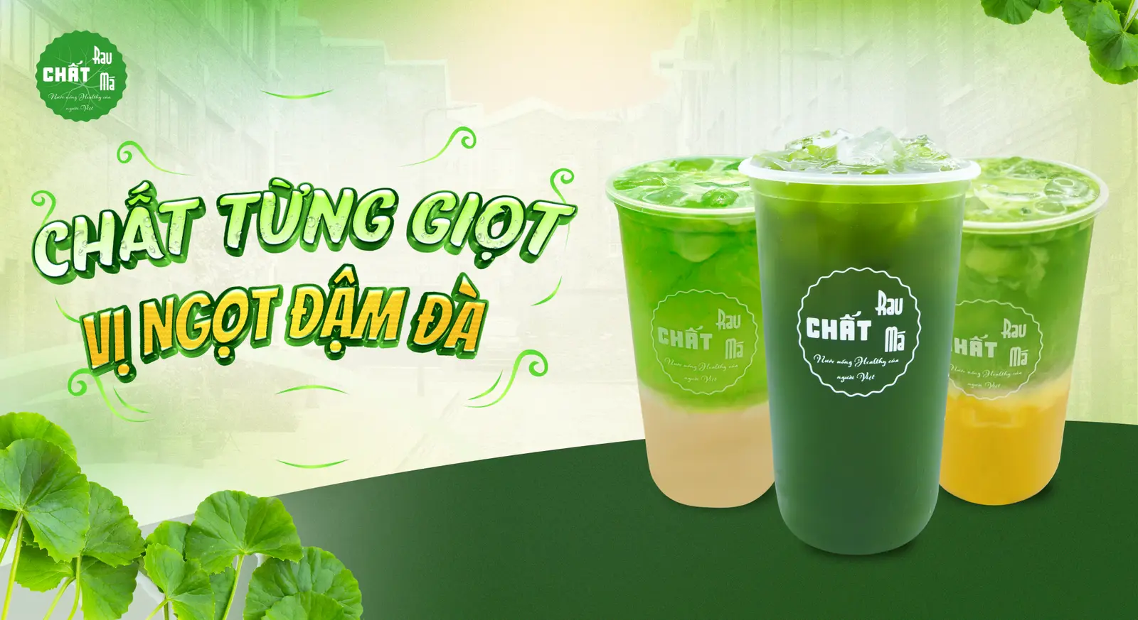 Ảnh bìa Chất Rau Má - Trà Trái Cây & Sữa Đậu Nành - Triều Khúc