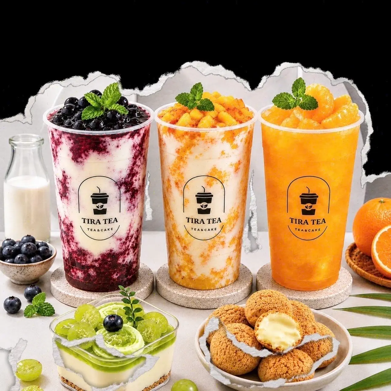 Ảnh bìa TIRA TEA - Trà Sữa, Trà Trái Cây & Bánh - Trần Thái Tông