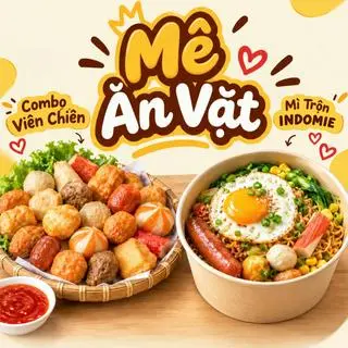 Ảnh đại diện Mê Ăn Vặt - Mì Trộn Cá Viên & Bánh Tráng Tóp Mỡ - Nguyễn Thị Thập