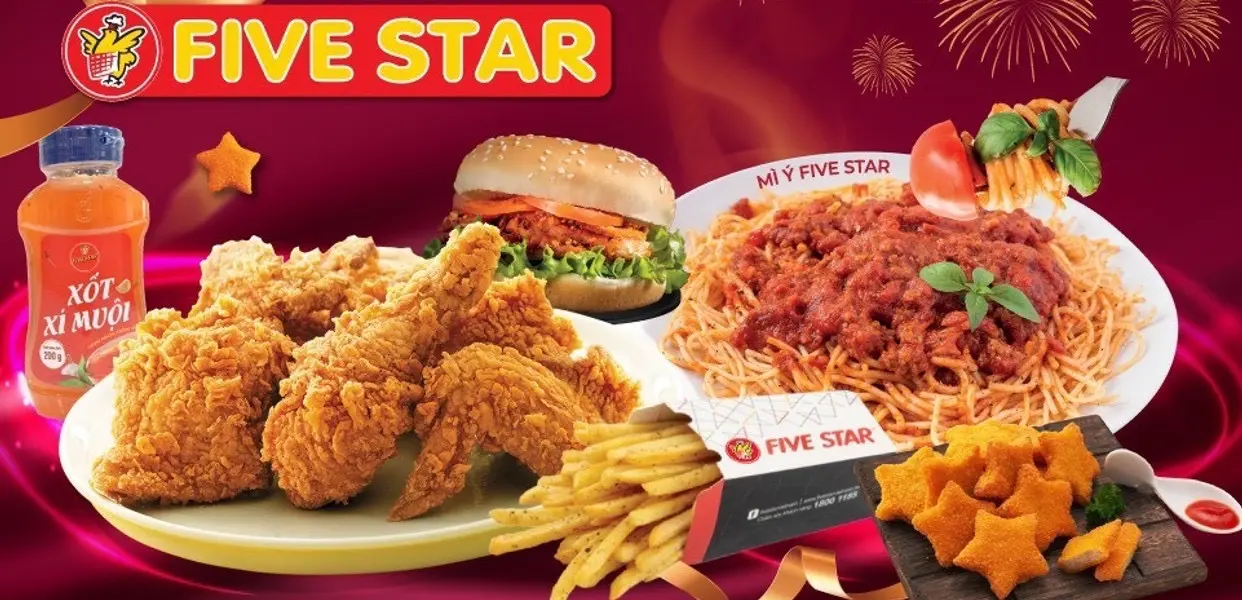Ảnh bìa Five Star Huấn Thắm - Gà Rán & Đồ Ăn Vặt -  Ỷ La