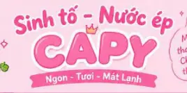 Ảnh bìa CAPY - Sinh Tố, Nước Ép & Sữa Chua - Bùi Tư Toàn