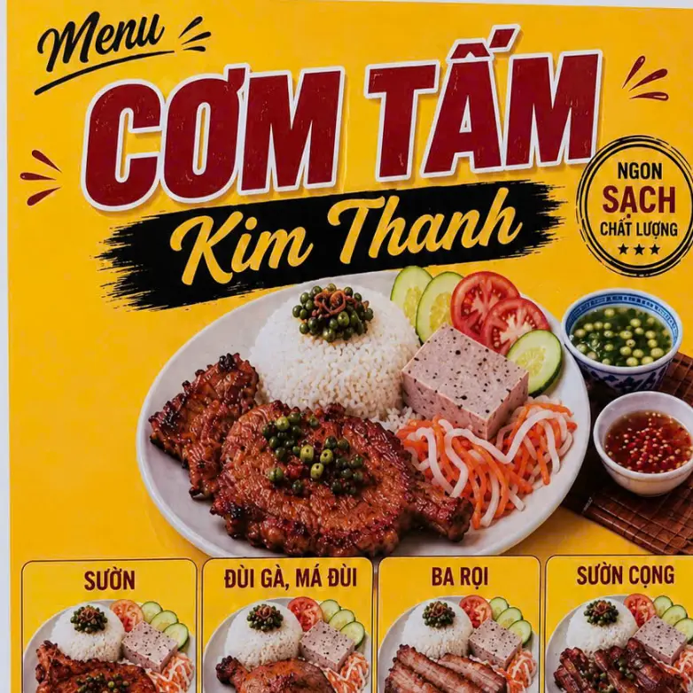 Ảnh bìa Cơm Tấm Kim Thanh - Âu Cơ