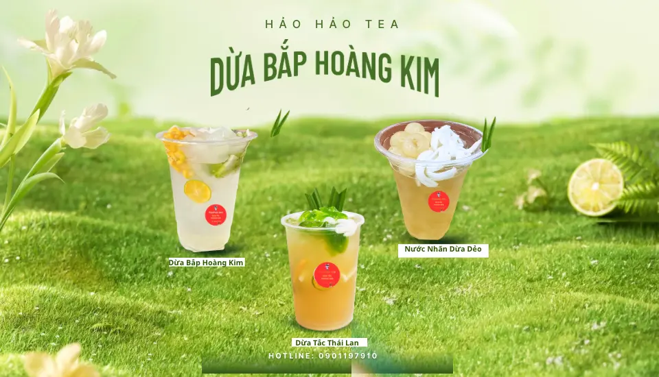 Ảnh bìa Hảo Hảo Tea - Dừa Tắc Hoàng Kim - Lê Văn Duyệt