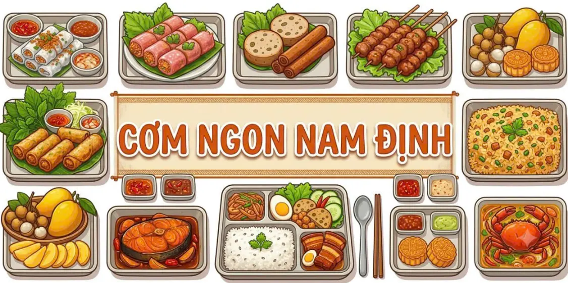 Ảnh bìa Cơm Ngon Nam Định - Nguyễn Xiển
