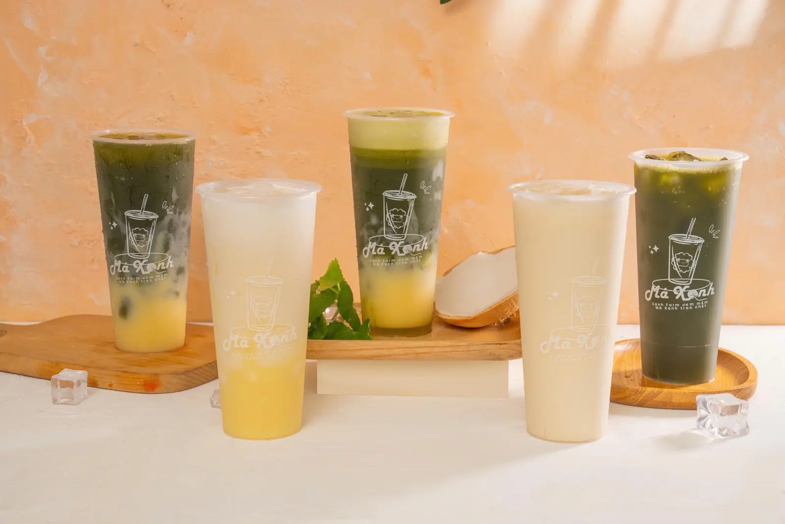 Ảnh bìa MÁ XANH - Nước Rau Má Tươi, Đậu Nành & Nước Dừa - Tô Hiệu