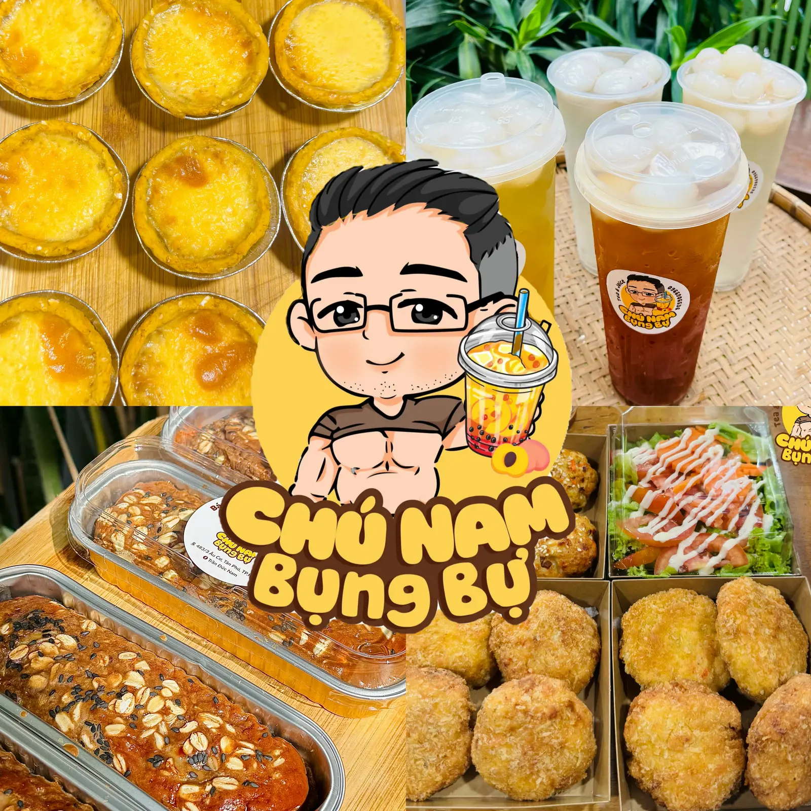 Ảnh bìa Chú Nam Bụng Bự - Bánh Gà - Healthy Food & Trà Nhãn - Âu Cơ