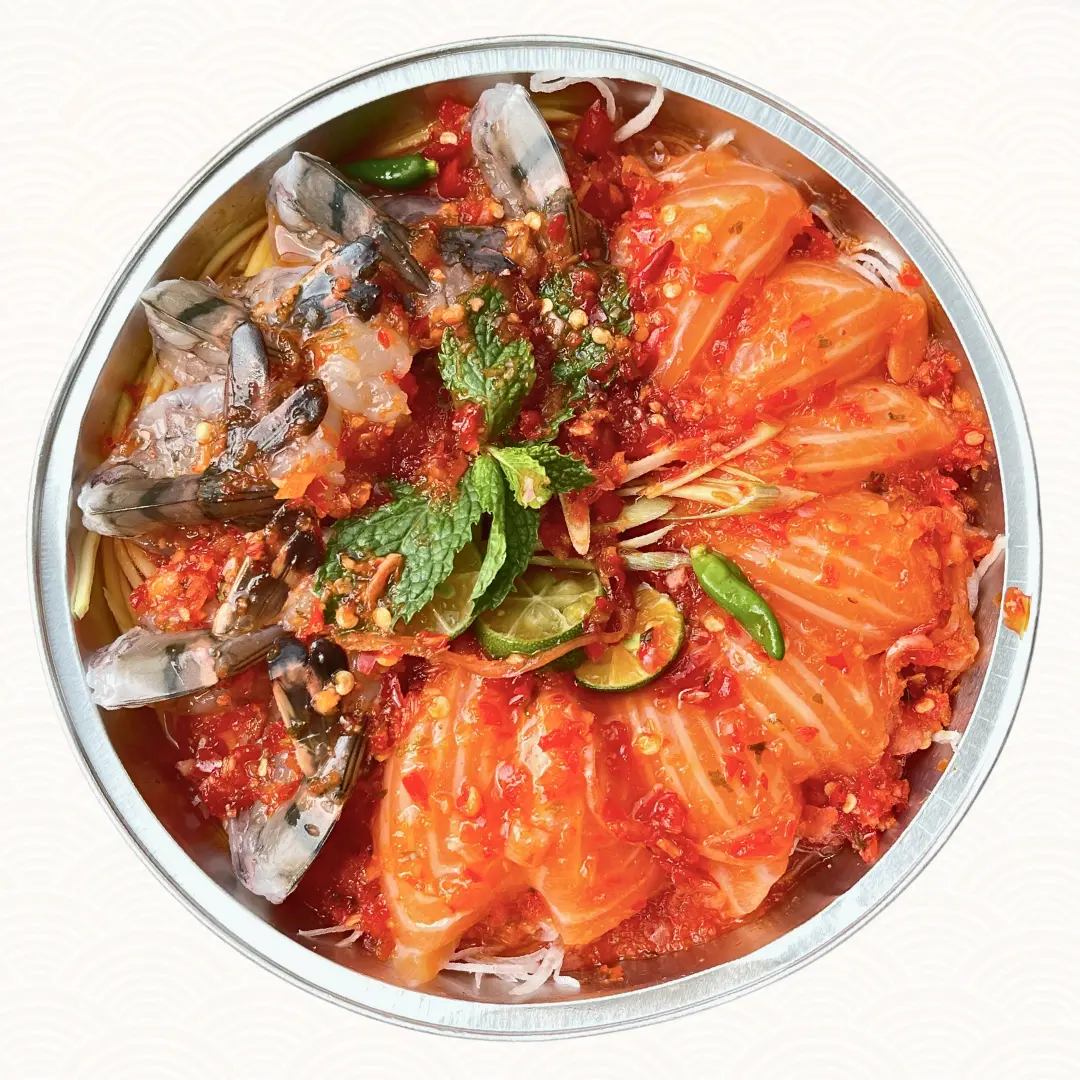 Ảnh bìa Thái Street Food - Gỏi Cá Hồi & Tôm - Nhuệ Giang