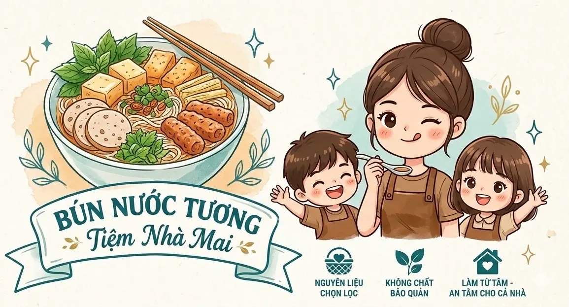Ảnh bìa TIỆM NHÀ MAI - BÚN NƯỚC TƯƠNG & PHÊ PHIN - Đường Số 15