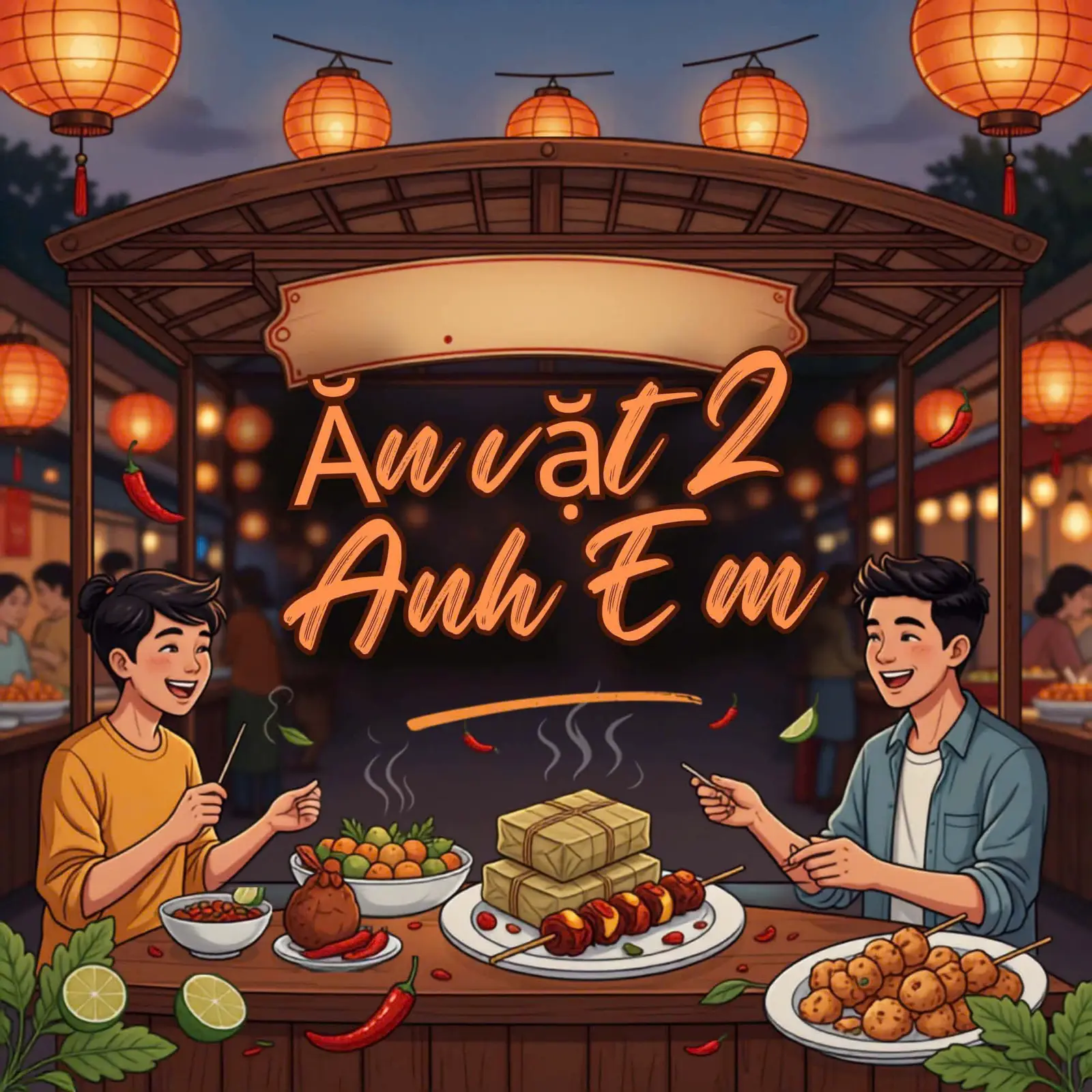 Ảnh bìa Ăn Vặt 2 Anh Em - Cá Viên Chiên - Lạp Xưởng Nướng & Gà Rán - Đường 671