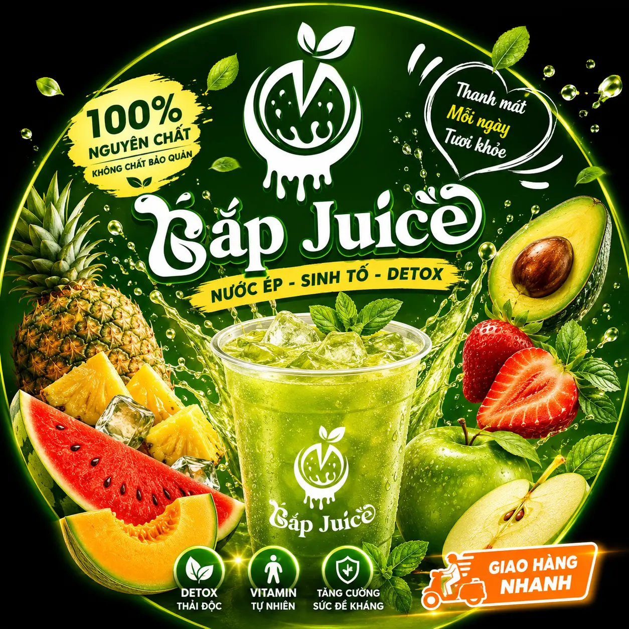 Ảnh bìa Bắp Juice - Nước Ép, Sinh Tố & Detox - Doãn Kế Thiện