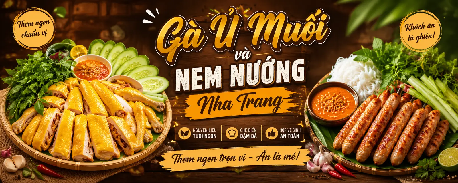 Ảnh bìa Gà Ủ Muối Hoa Tiêu & Gà Hun Khói - Xuân Phương