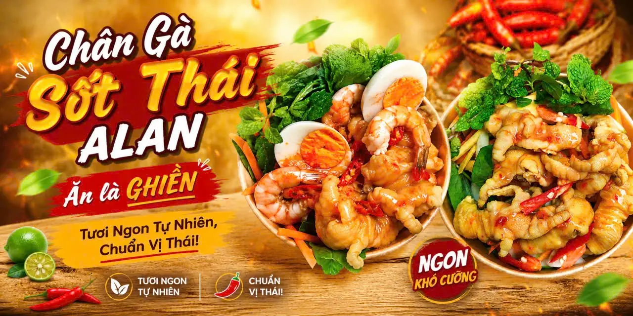 Ảnh bìa Chân Gà Sốt Thái ALAN - Lê Thị Hồng