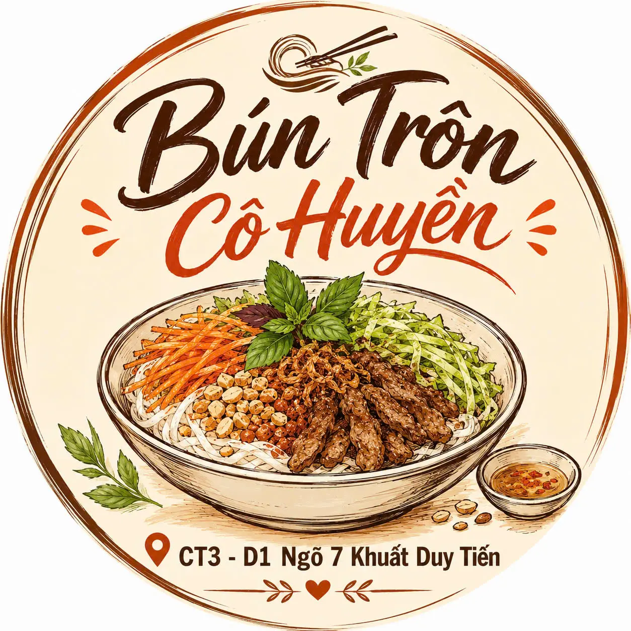 Ảnh bìa Bún Trộn Cô Huyền - Khuất Duy Tiến