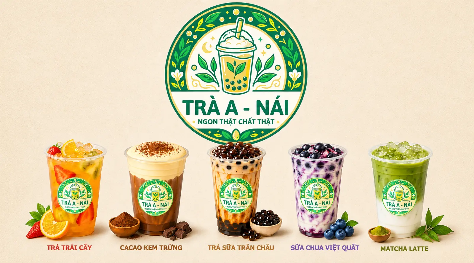 Ảnh bìa Trà A NÁI - Trà Trái Cây, Trà Sữa & Cà Phê - Hàn Hải Nguyên