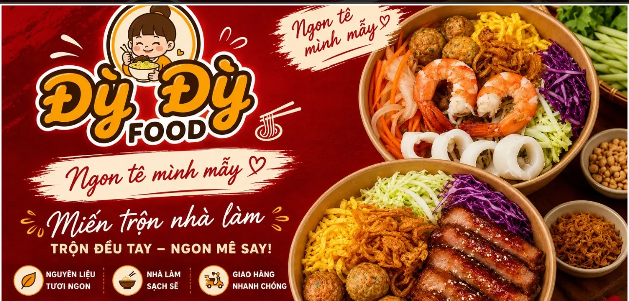 Ảnh bìa Đỳ Đỳ Food - Miến Trộn & Chân Gà Sốt Thái - Tôn Đản