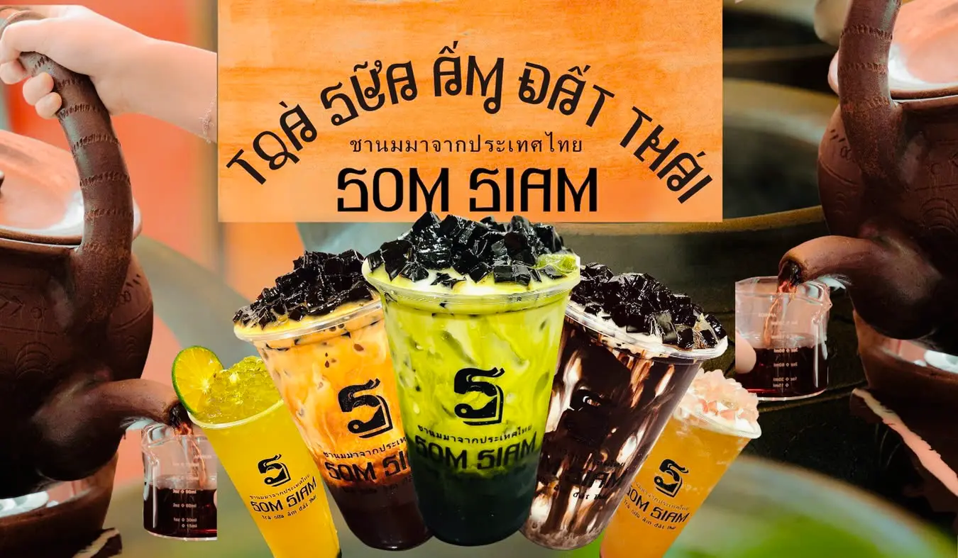 Ảnh bìa Trà Sữa Ấm Đất Thái Som Siam - Hoa Sứ