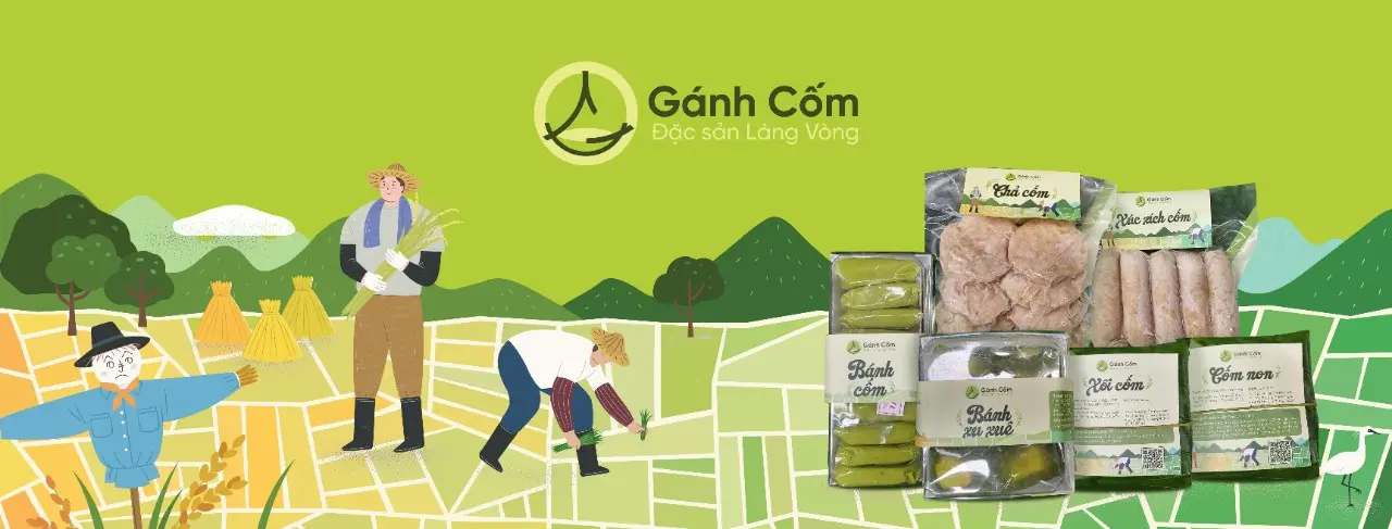 Ảnh bìa Gánh Cốm - Đặc Sản Làng Vòng - Xuân Thủy