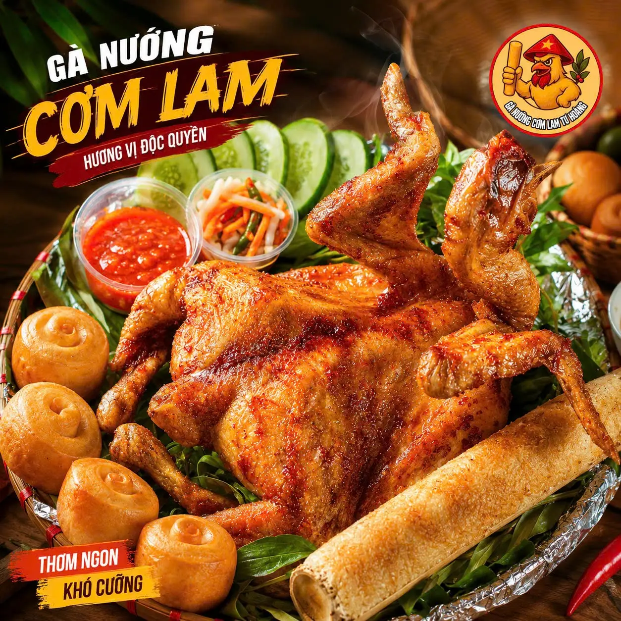 Ảnh bìa Gà Nướng Cơm Lam Bánh Bao Tư Hoàng 2 - Bình Trị Đông