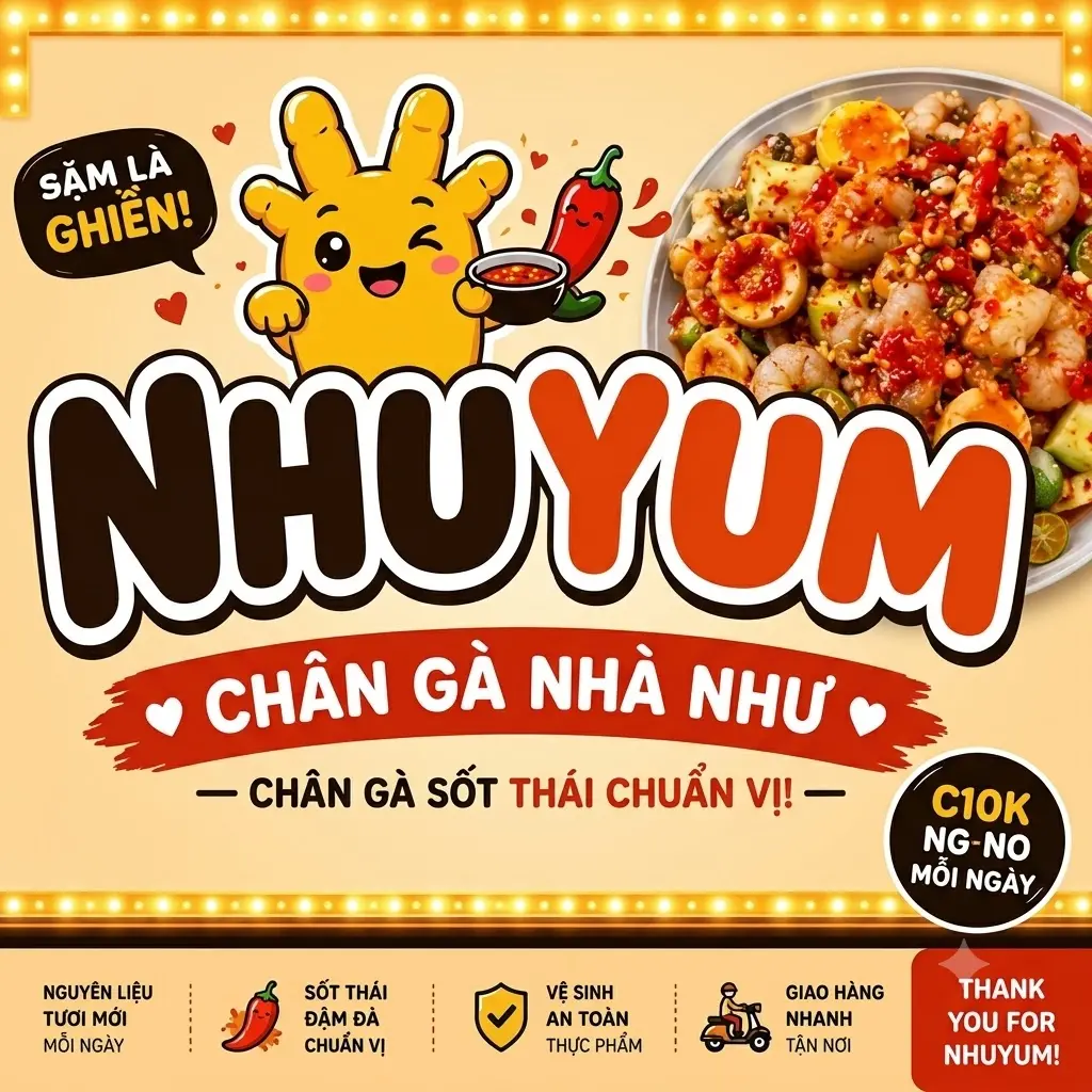 Ảnh bìa Chân Gà Sốt Thái - NHUYUM - Quốc Lộ 50