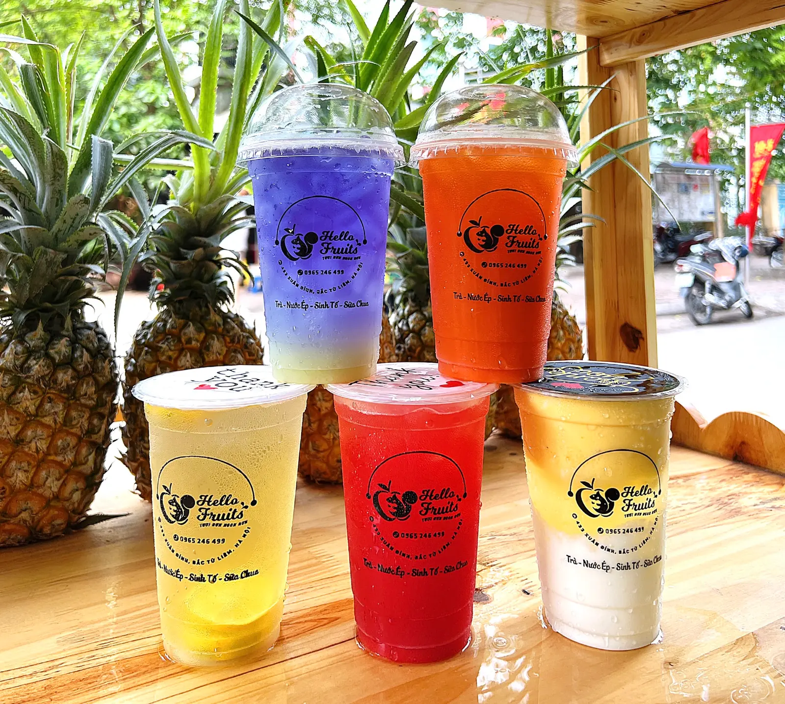 Ảnh bìa Hello Fruits - Nước Ép & Sinh Tố - Xuân Đỉnh