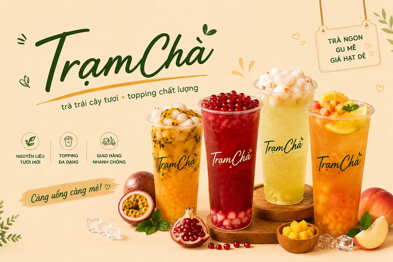 Ảnh bìa Trạm Chà Q5 - Trà Trái Cây Tươi - Lưu Xuân Tín