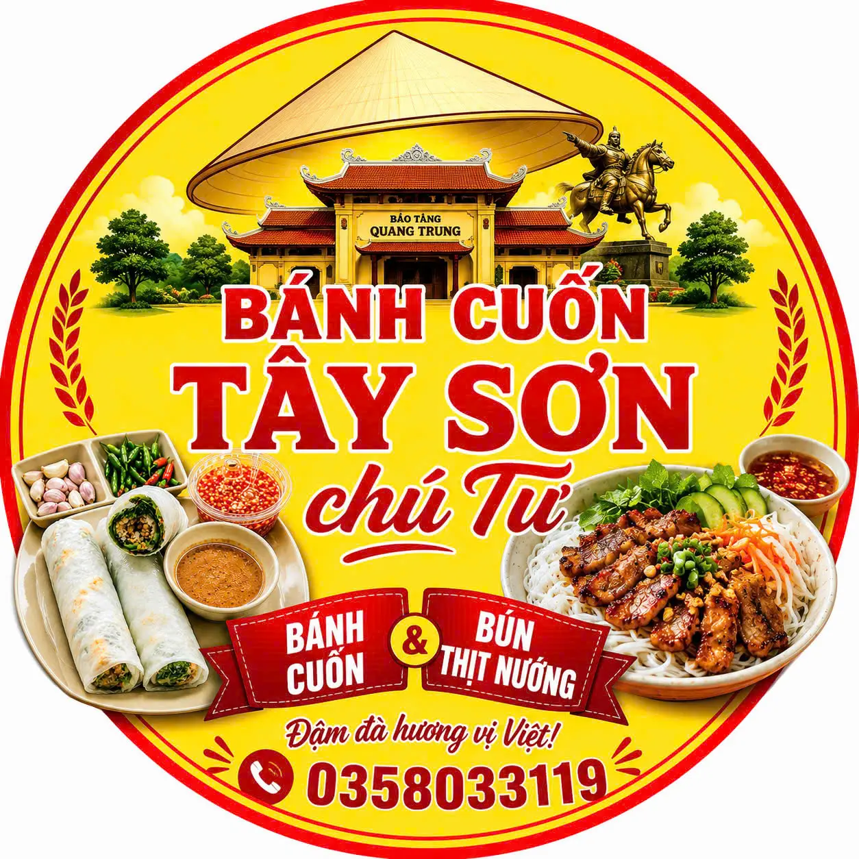 Ảnh bìa Chú Tư - Bánh Cuốn Tây Sơn & Bún Thịt Nướng - Tân Hương