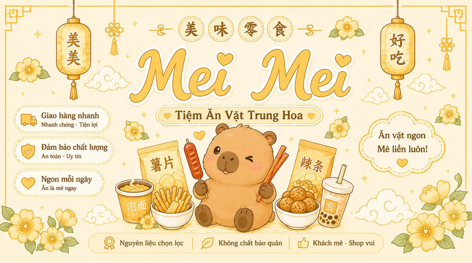 Ảnh bìa Mei Mei - Tiệm Ăn Vặt Trung Hoa - Đường Láng