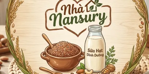 Ảnh bìa Sữa Hạt & Cơm Gạo Lứt - Nhà Nansury - Trần Bá Giao