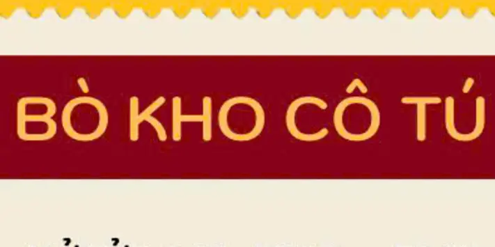 Ảnh bìa Bò Kho Cô Tú - Nguyễn Phúc Chu