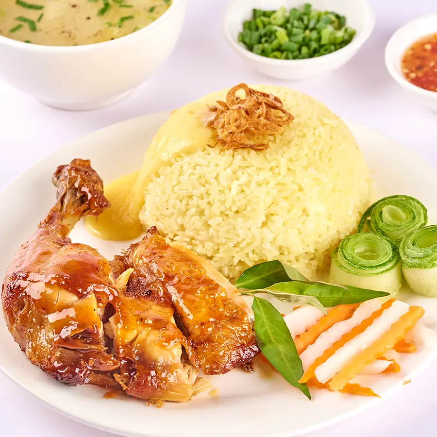 Ảnh bìa CƠM GÀ MẮM TỎI & ANH ĐẦU BẾP - Phạm Thế Hiển