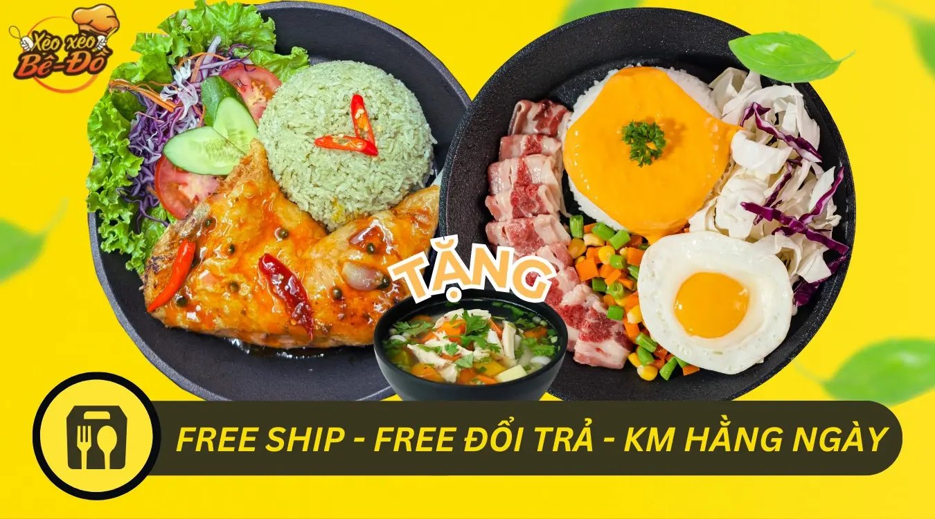 Ảnh bìa XèoXèo Bê-Đồ - Cơm Bò & Cơm Gà Lá Dứa - 34 Cao Đức Lân