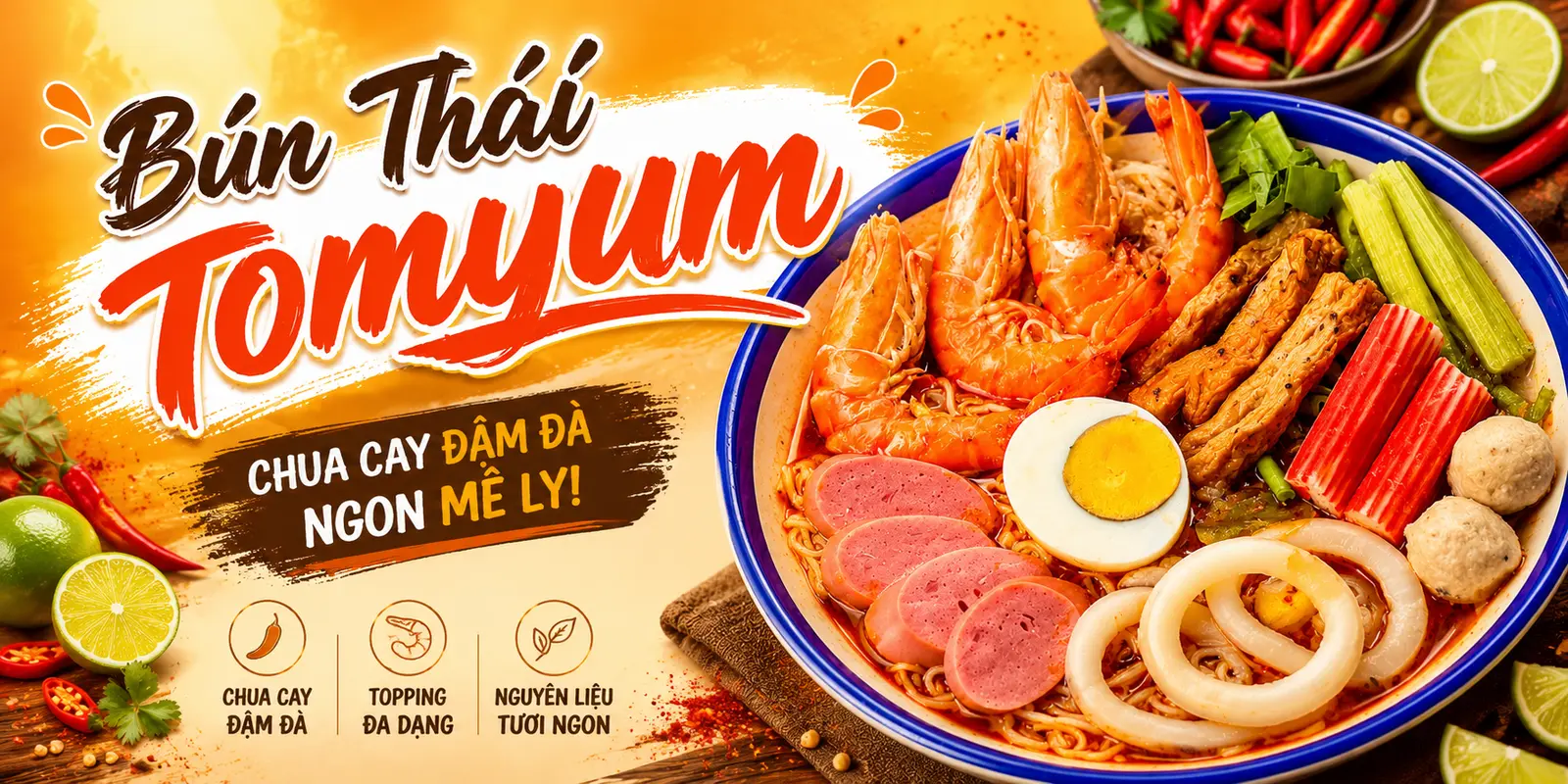 Ảnh bìa Bún Thái Tomyum Phong Ca - Miến Trộn Thái & Bánh Tráng Trộn Tomyum - Tô Hiệu