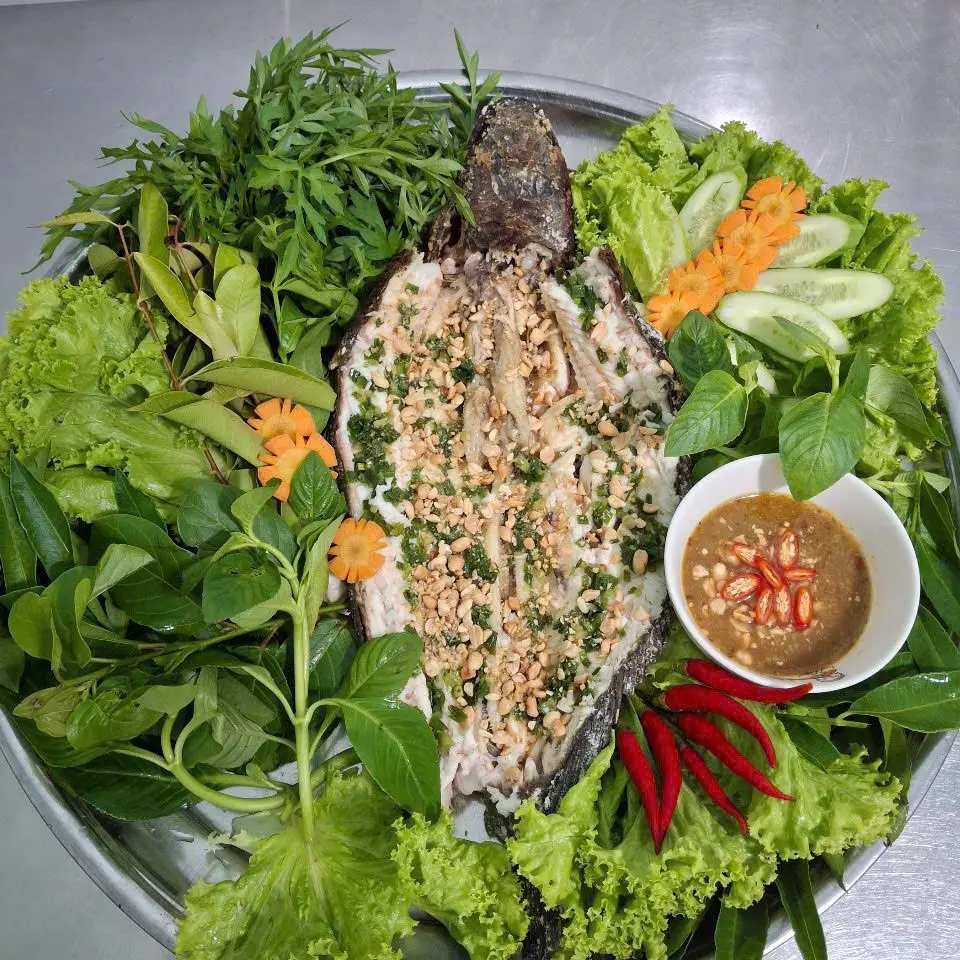 Ảnh bìa Cá Lóc Nướng Muối Tuyết Rau Rừng Chef Thắng - Quang Trung