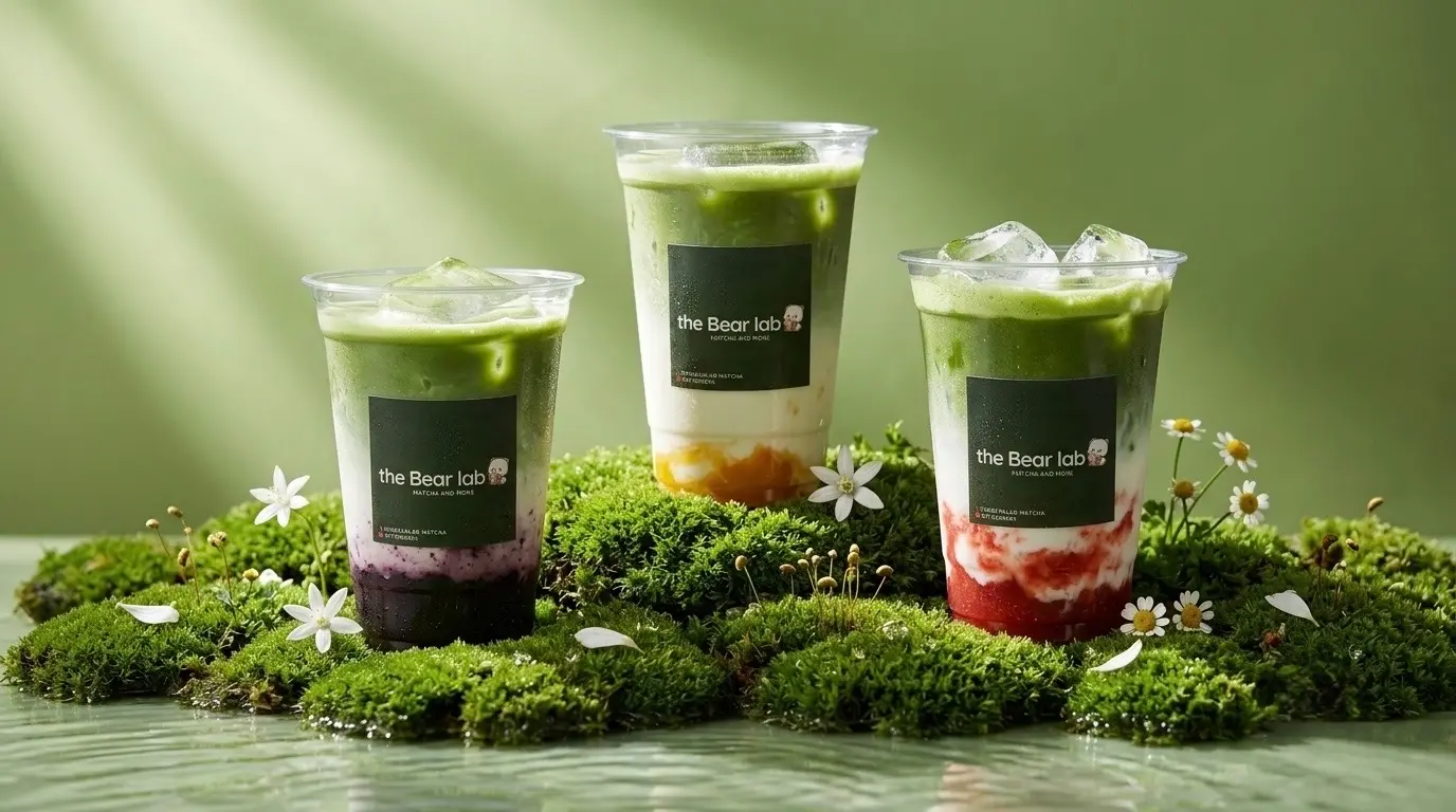 Ảnh bìa The Bear Lab - Matcha Latte & Cacao Latte - Quang Trung