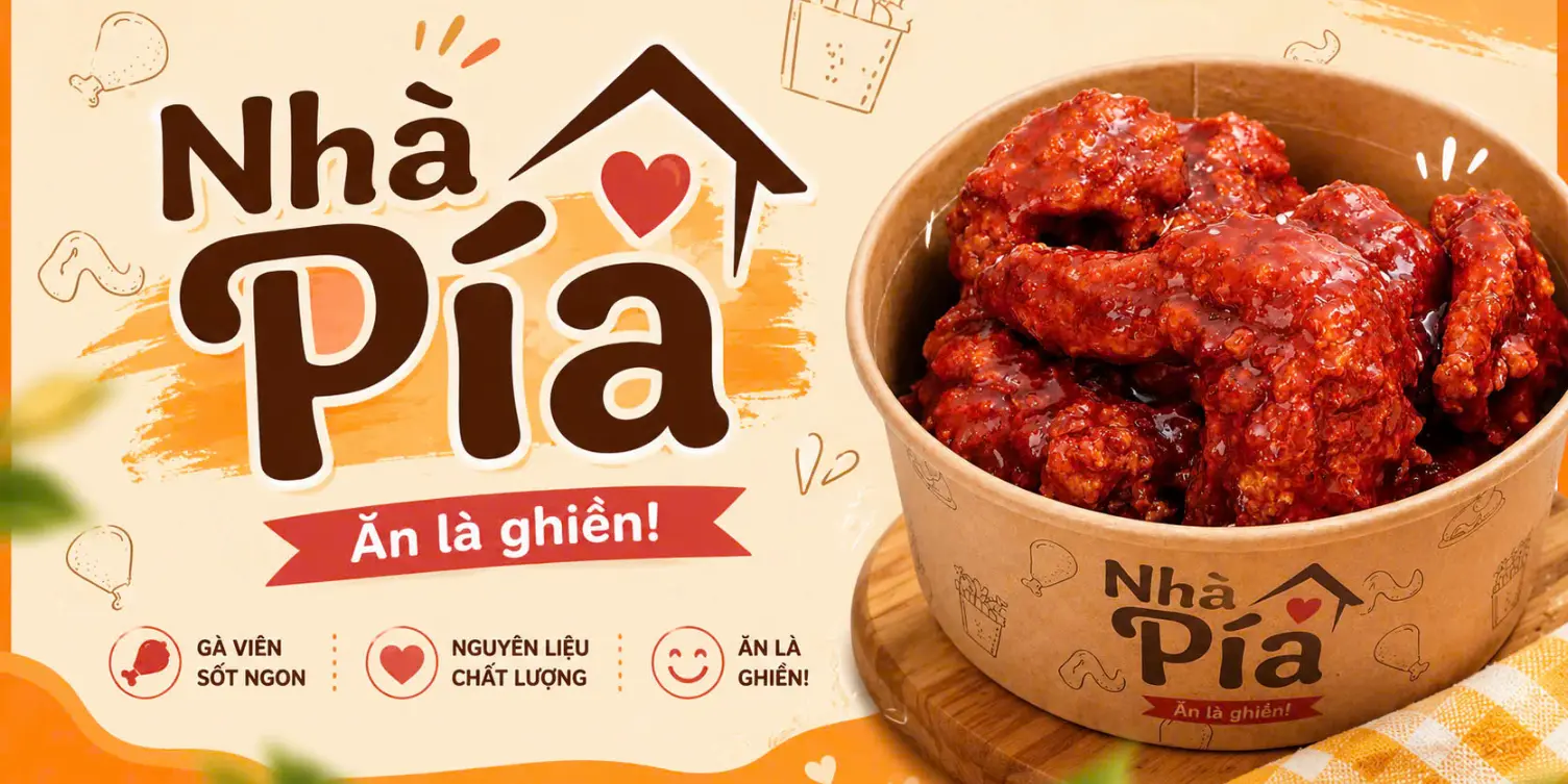 Ảnh bìa Nhà Pía - Gà Rán Hàn Quốc, Mì Trộn & Cá Viên Chiên - Vĩnh Lộc