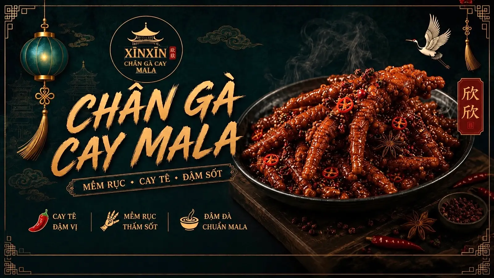 Ảnh bìa XĪNXĪN - Chân Gà Cay Mala - Chung Cư Lavita Charm